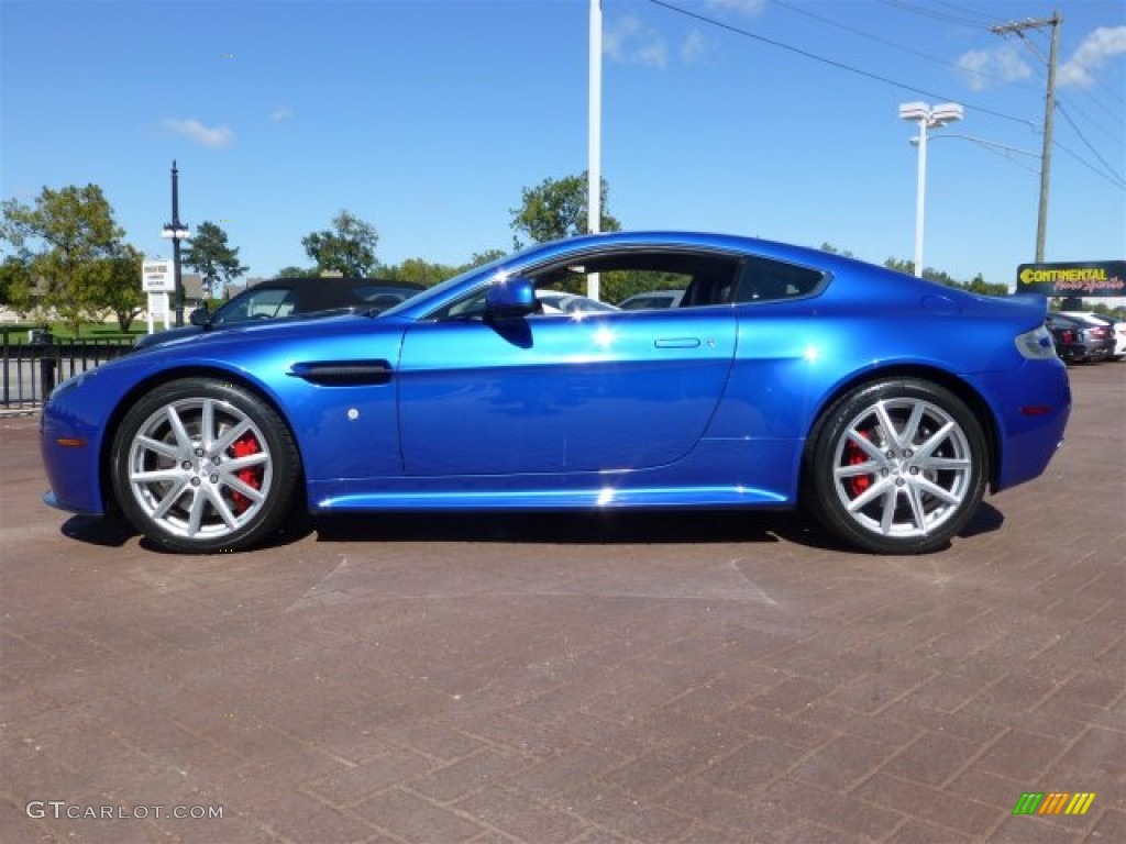 Cobalt Blue 2012 Aston Martin V8 Vantage S Coupe Exterior Photo #71221993