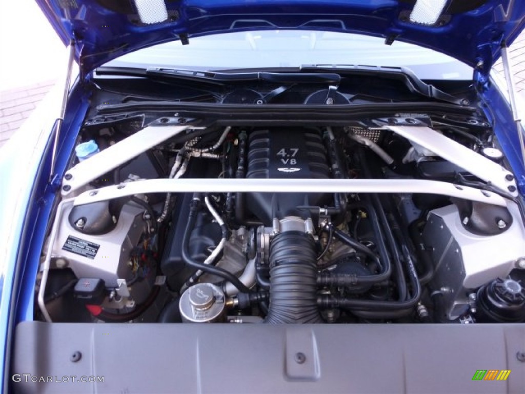 2012 V8 Vantage S Coupe - Cobalt Blue / Obsidian Black photo #9