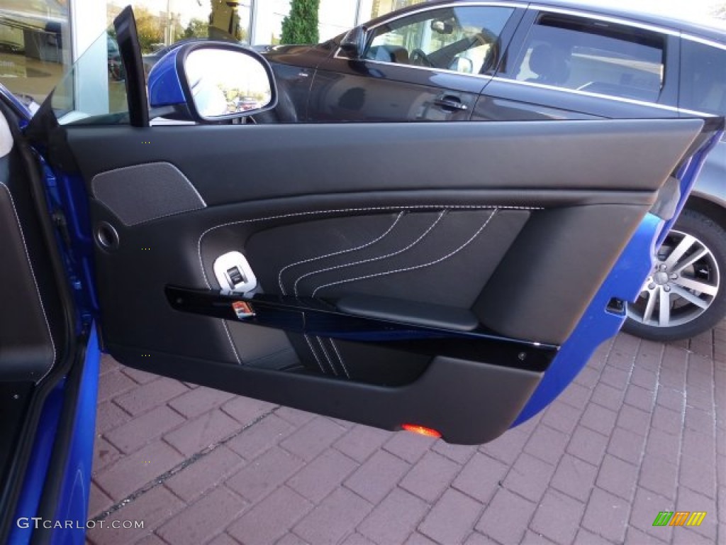 2012 V8 Vantage S Coupe - Cobalt Blue / Obsidian Black photo #24