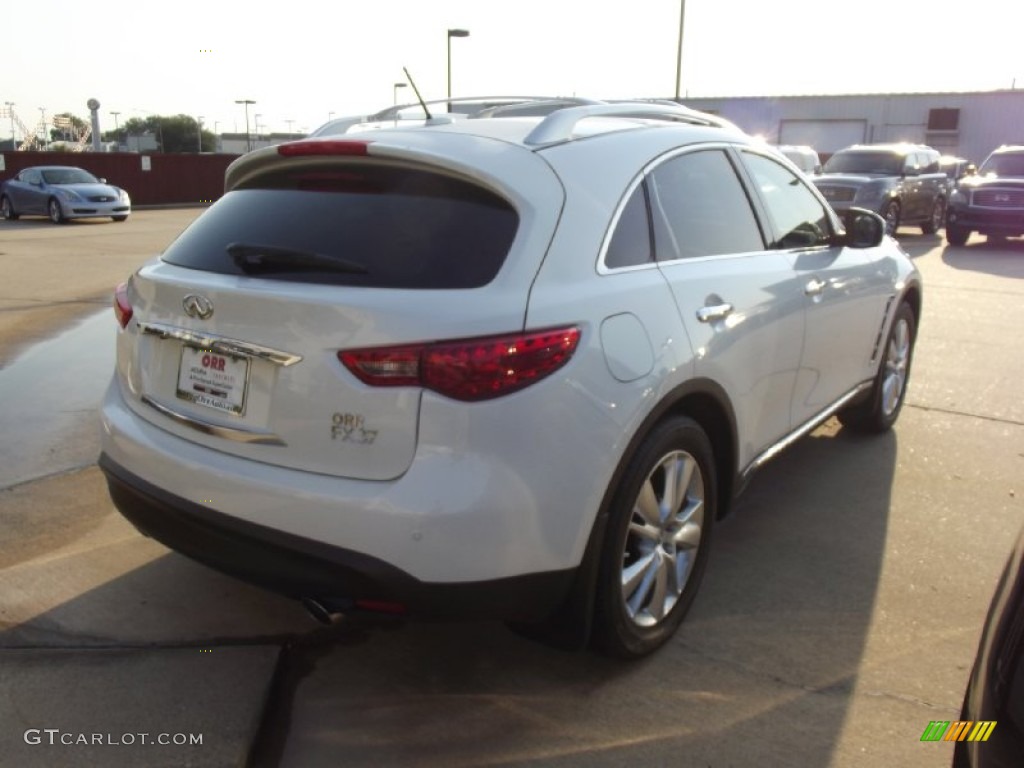 2013 FX 37 AWD - Moonlight White / Graphite photo #3