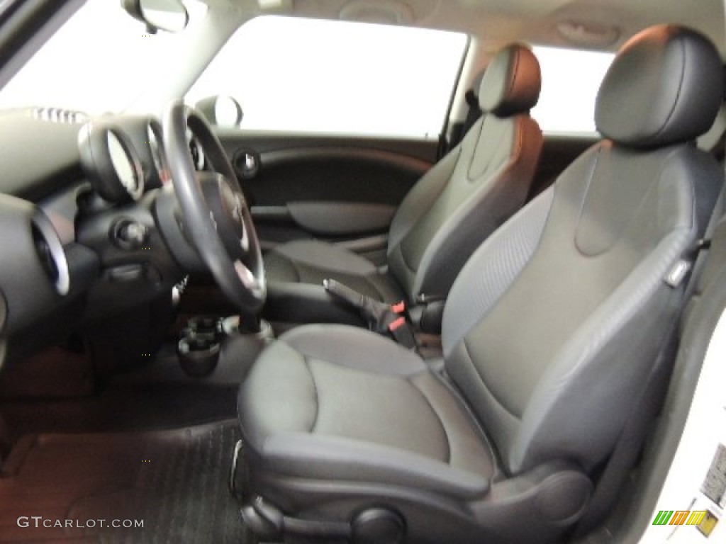 2010 Cooper Hardtop - Pepper White / Grey/Carbon Black photo #14