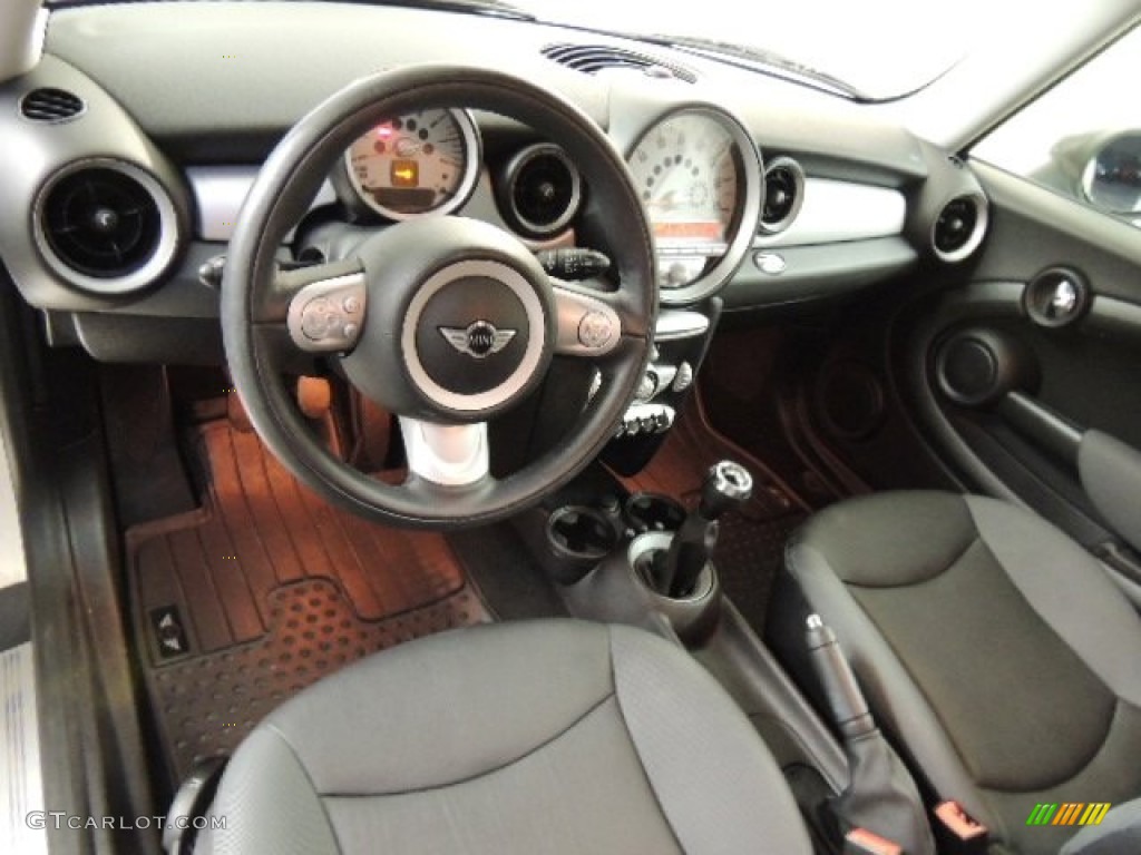 2010 Cooper Hardtop - Pepper White / Grey/Carbon Black photo #15