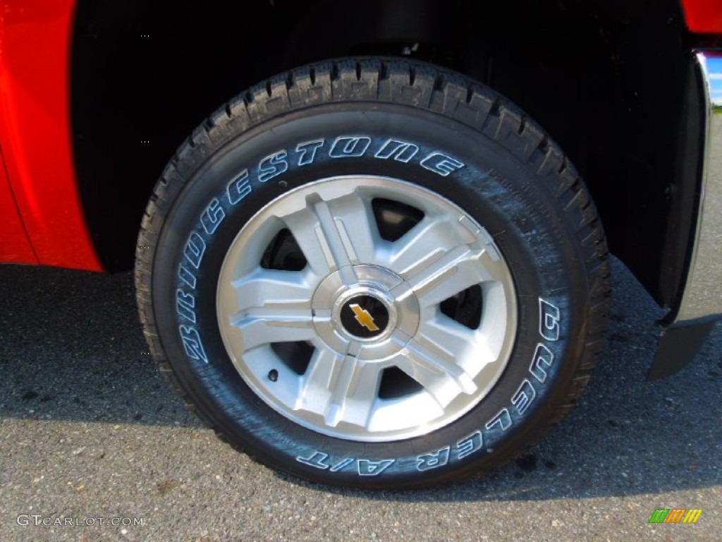 2013 Silverado 1500 LT Extended Cab - Victory Red / Ebony photo #23