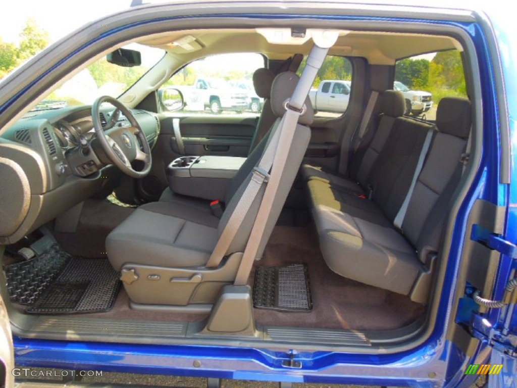 2013 Silverado 1500 LT Extended Cab 4x4 - Blue Topaz Metallic / Ebony photo #15