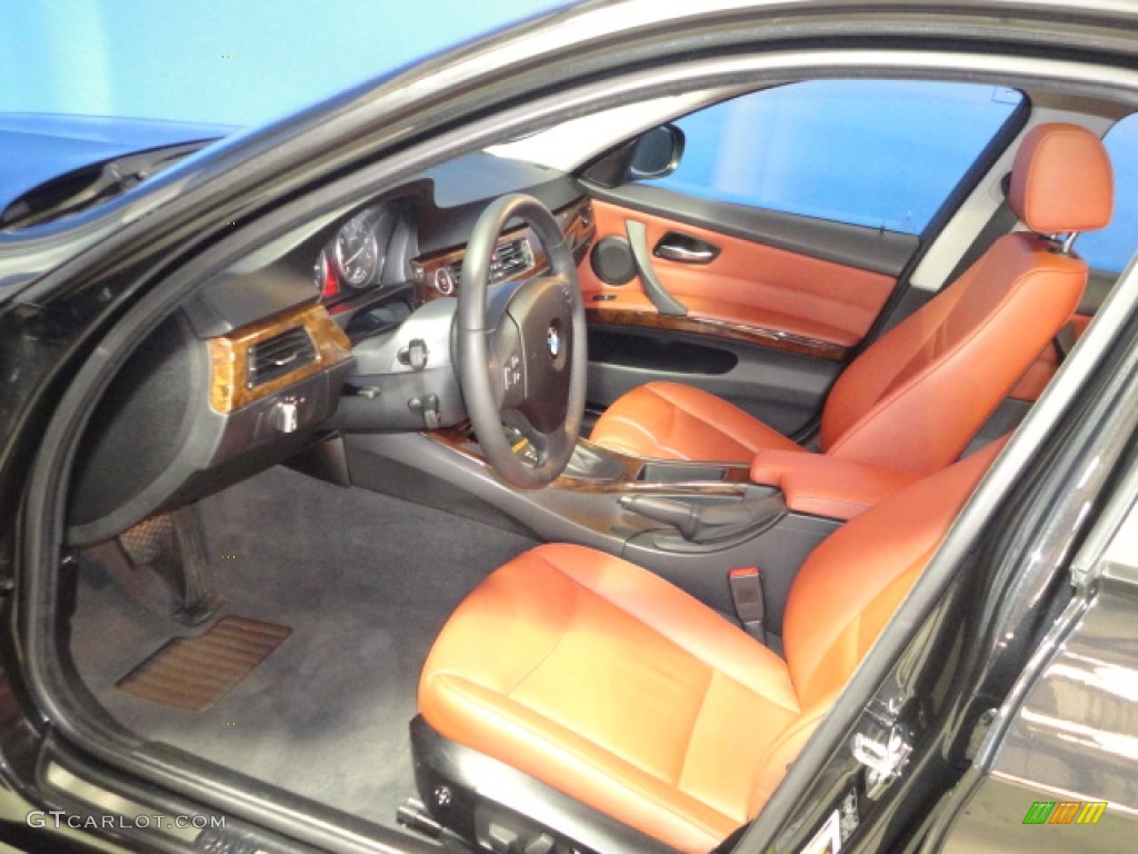 2009 3 Series 328i Sedan - Black Sapphire Metallic / Chestnut Brown Dakota Leather photo #10