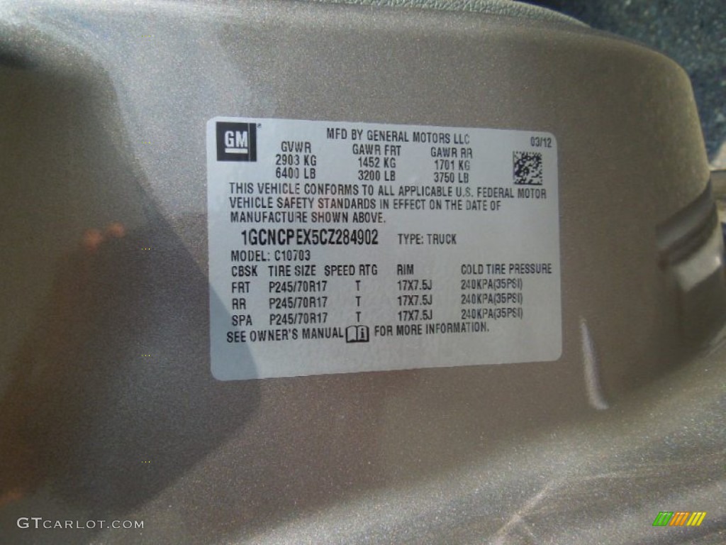 2012 Silverado 1500 LS Regular Cab - Graystone Metallic / Dark Titanium photo #7