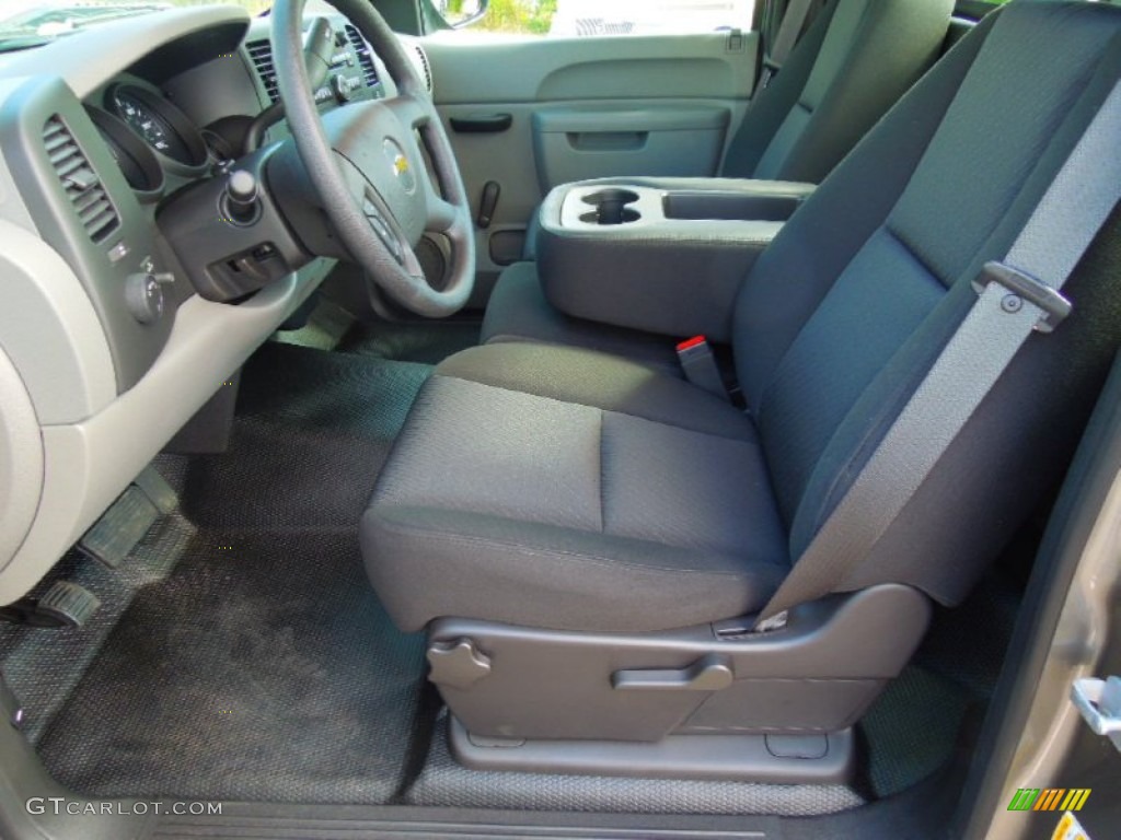 2012 Silverado 1500 LS Regular Cab - Graystone Metallic / Dark Titanium photo #8