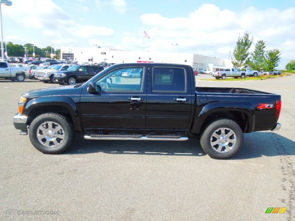 Black 2012 Chevrolet Colorado LT Crew Cab Exterior Photo #71224761