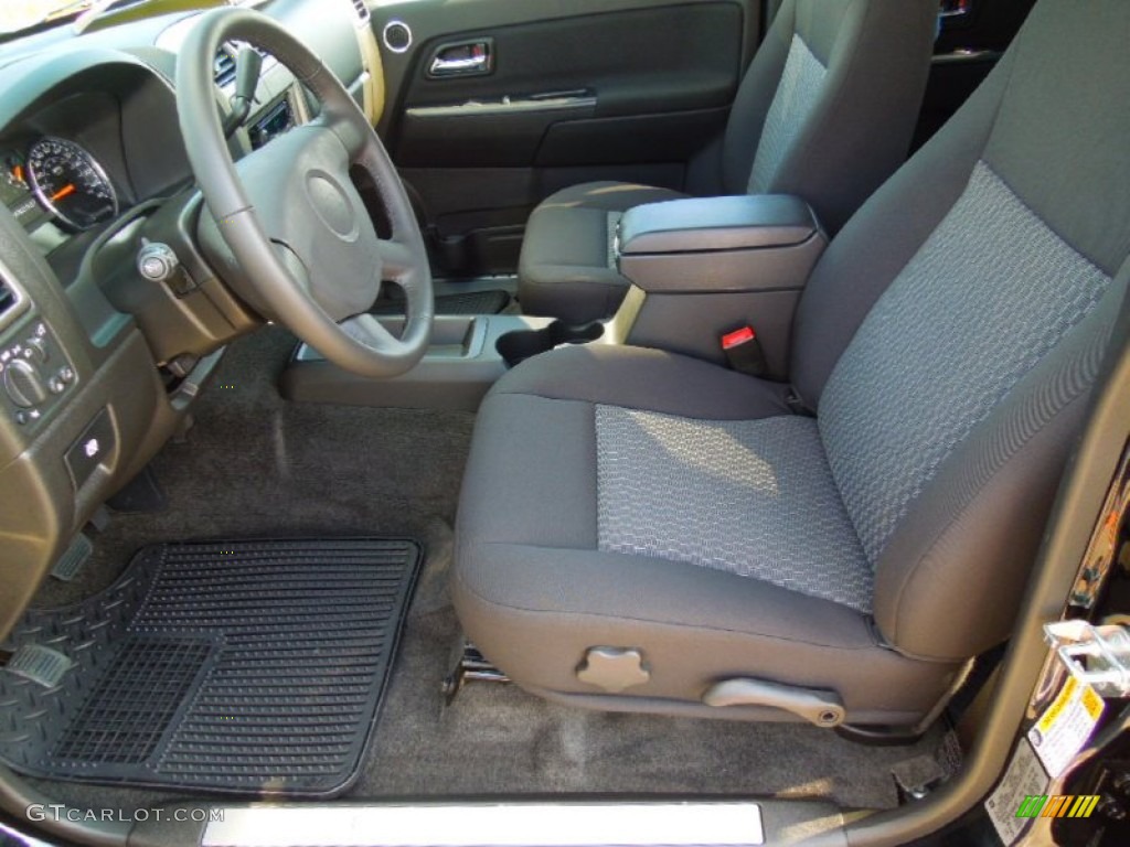 Ebony Interior 2012 Chevrolet Colorado LT Crew Cab Photo #71224800