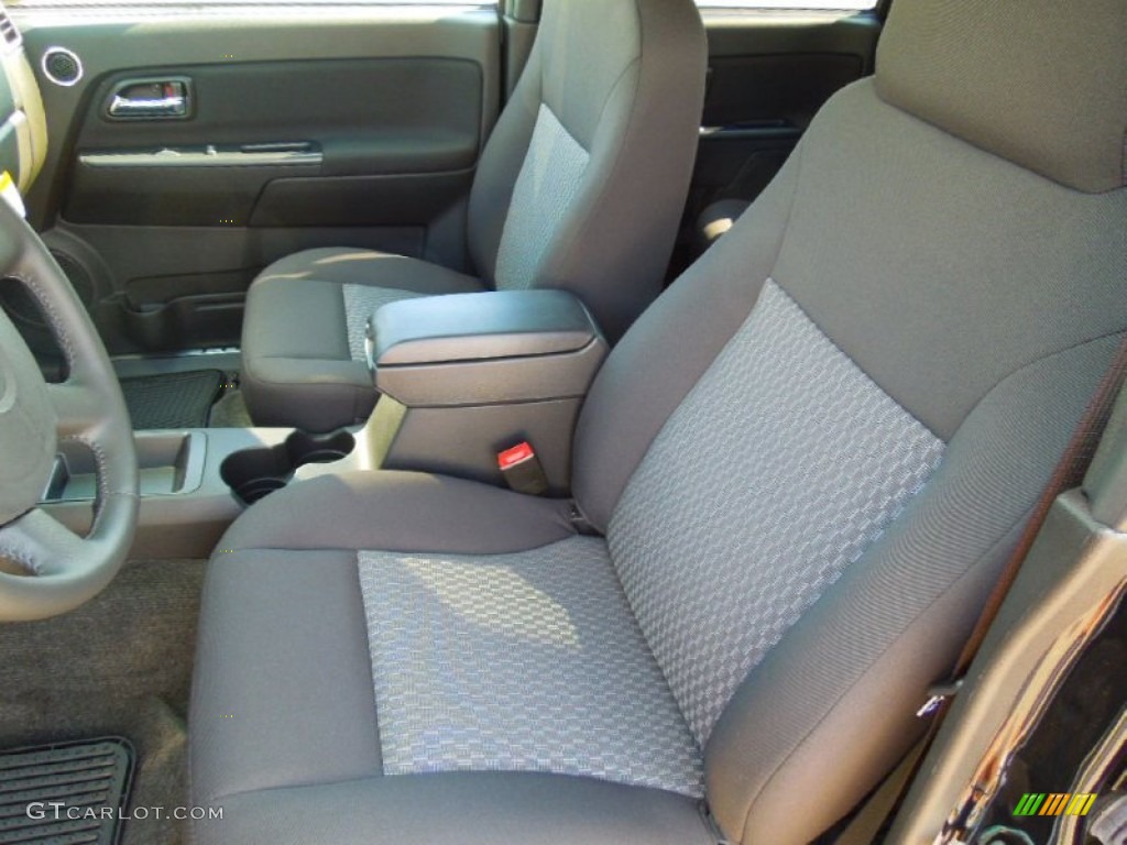 Ebony Interior 2012 Chevrolet Colorado LT Crew Cab Photo #71224809