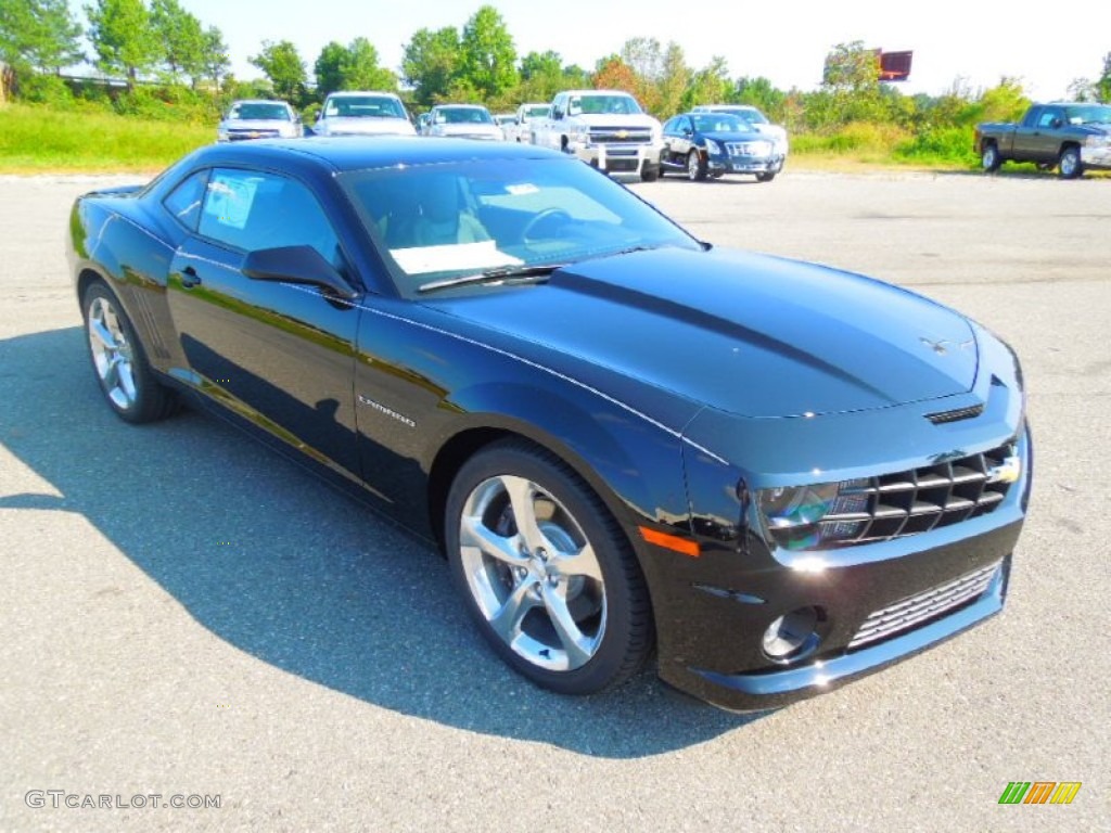 2013 Camaro SS/RS Coupe - Black / Black photo #2