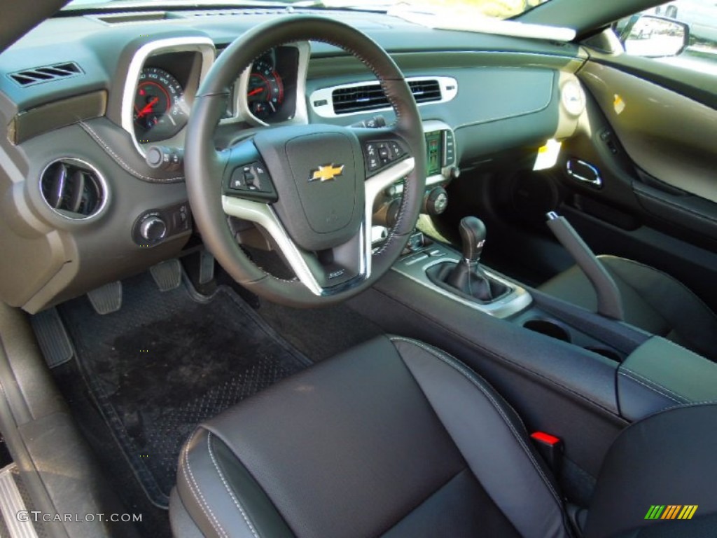 Black Interior 2013 Chevrolet Camaro SS/RS Coupe Photo #71225430