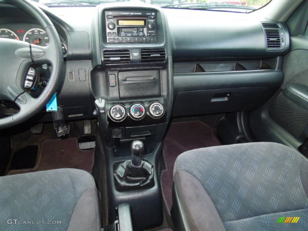 2006 Honda CR-V EX 4WD Black Dashboard Photo #71226081