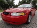 1999 Rio Red Ford Mustang GT Convertible  photo #2