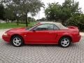 1999 Rio Red Ford Mustang GT Convertible  photo #3