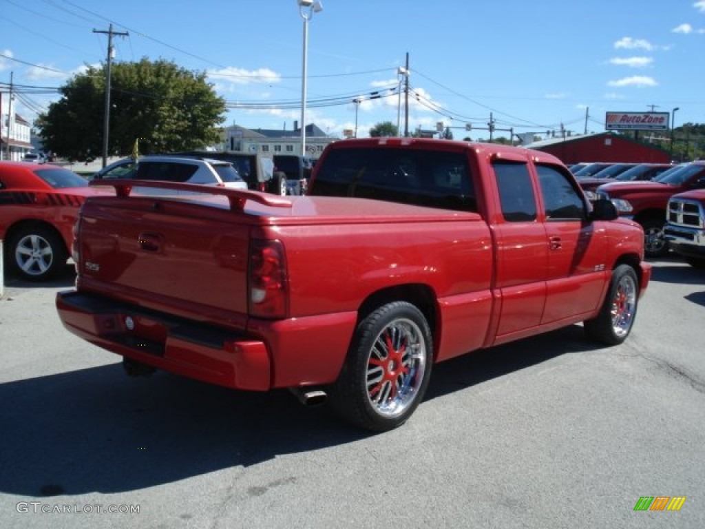 2003 Silverado 1500 SS Extended Cab AWD - Victory Red / Dark Charcoal photo #5