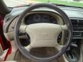 Medium Parchment 1999 Ford Mustang GT Convertible Steering Wheel