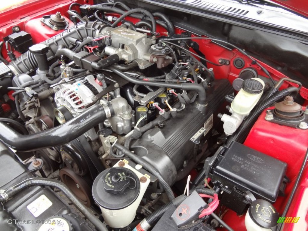 1999 Ford Mustang GT Convertible 4.6 Liter SOHC 16-Valve V8 Engine Photo #71228001