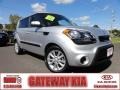 2012 Bright Silver Kia Soul +  photo #1