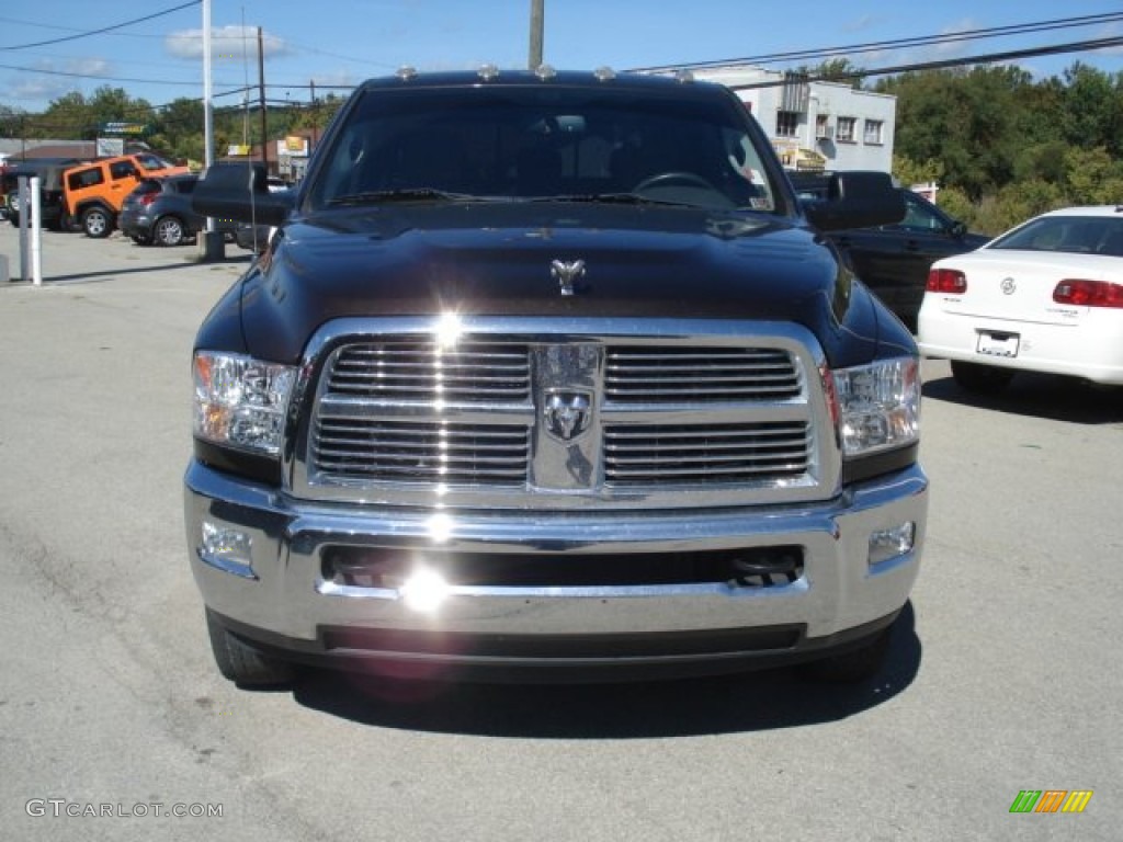 2010 Ram 3500 Big Horn Edition Crew Cab 4x4 Dually - Rugged Brown Pearl / Light Pebble Beige/Bark Brown photo #2