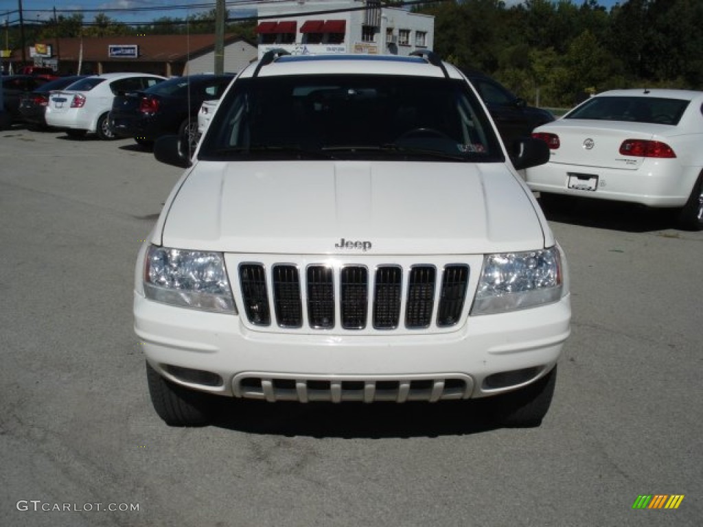 2002 Grand Cherokee Limited 4x4 - Stone White / Dark Slate Gray photo #2