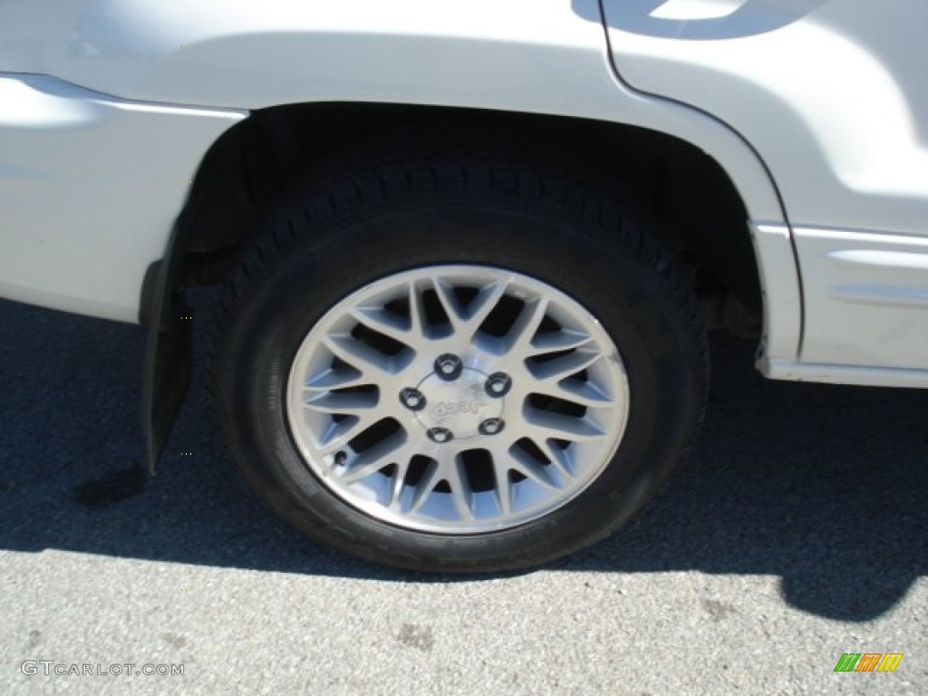 2002 Grand Cherokee Limited 4x4 - Stone White / Dark Slate Gray photo #11