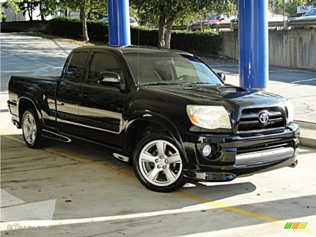 2005 Tacoma X-Runner - Black Sand Pearl / Graphite Gray photo #3