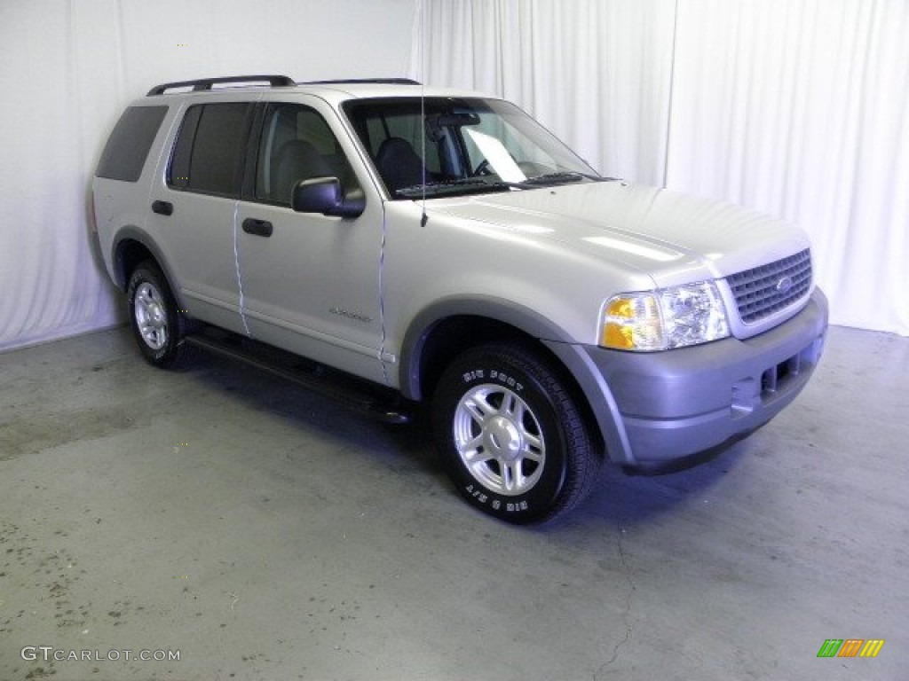 2002 Explorer XLS - Silver Birch Metallic / Midnight Grey photo #1