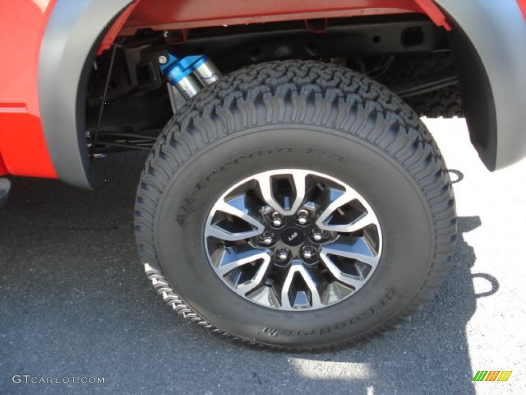 2012 F150 SVT Raptor SuperCrew 4x4 - Race Red / Raptor Black Leather/Cloth photo #9