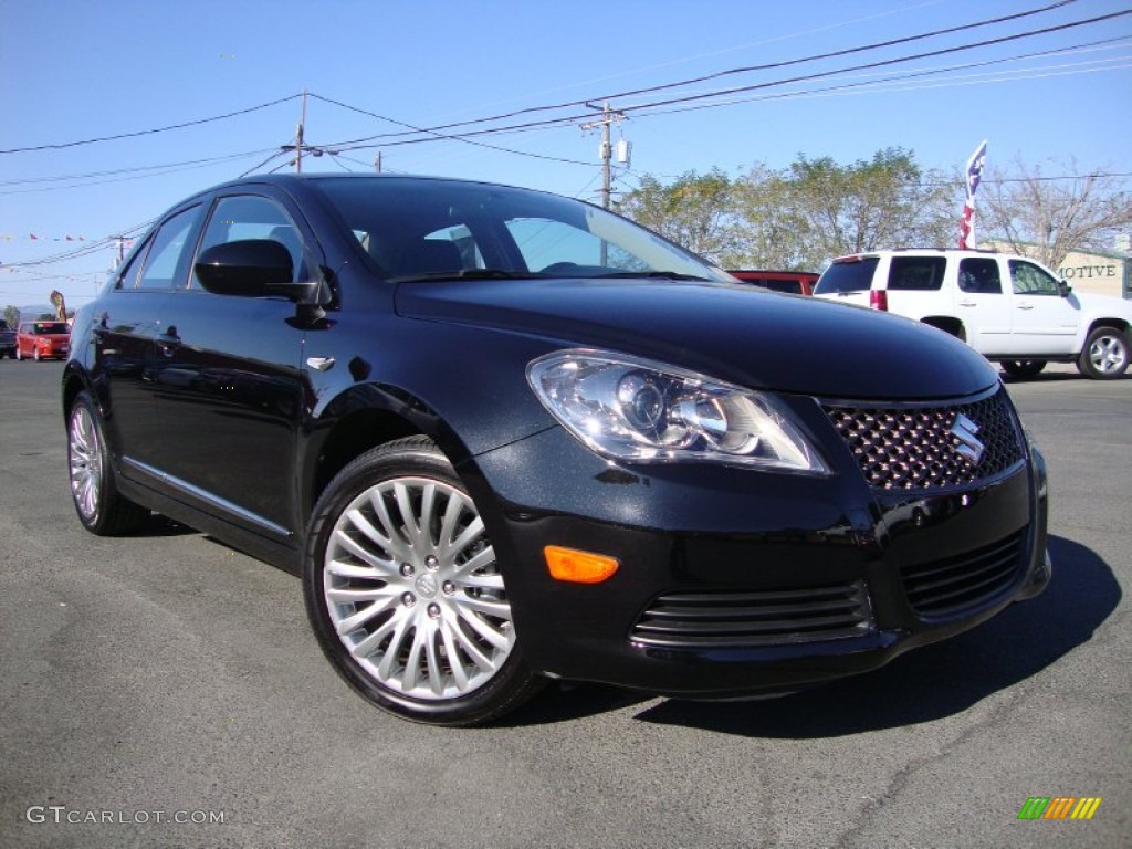 2012 Kizashi SE - Black Pearl Metallic / Black photo #1