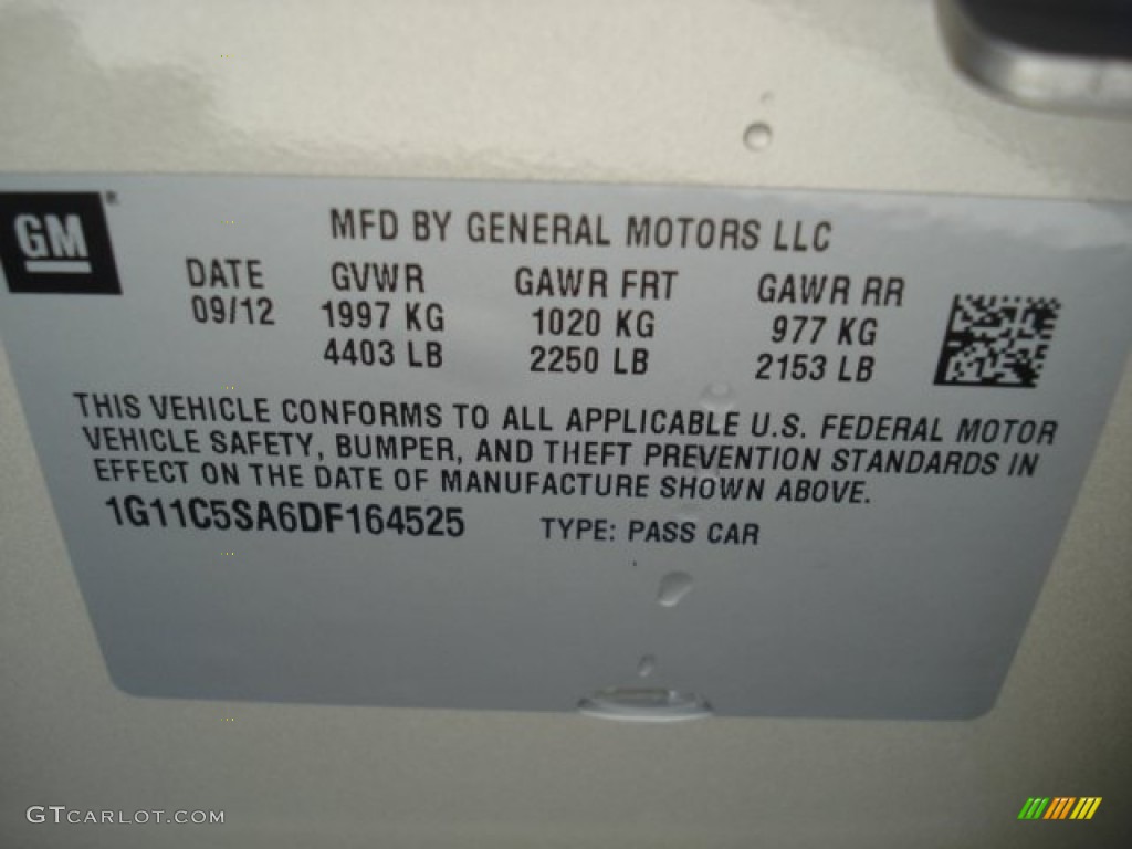 2013 Malibu LT - Champagne Silver Metallic / Cocoa/Light Neutral photo #20