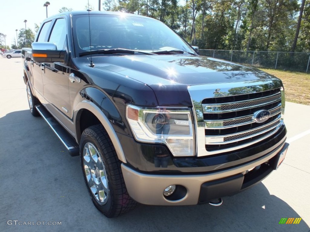 Tuxedo Black Metallic 2013 Ford F150 King Ranch SuperCrew 4x4 Exterior Photo #71233110