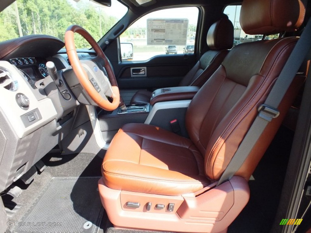 King Ranch Chaparral Leather Interior 2013 Ford F150 King Ranch SuperCrew 4x4 Photo #71233130