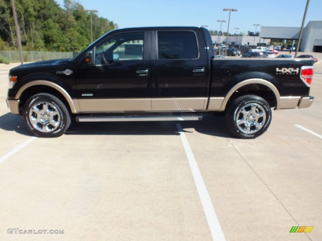 Tuxedo Black Metallic 2013 Ford F150 King Ranch SuperCrew 4x4 Exterior Photo #71233179