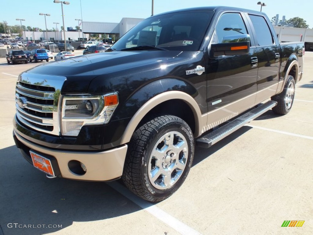 Tuxedo Black Metallic 2013 Ford F150 King Ranch SuperCrew 4x4 Exterior Photo #71233188