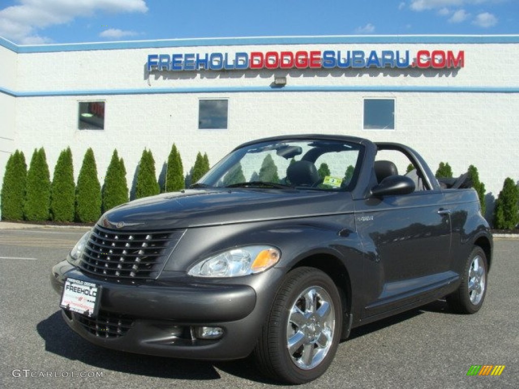 2005 PT Cruiser Touring Turbo Convertible - Graphite Gray Metallic / Dark Slate Gray photo #1