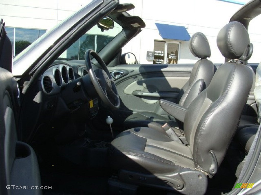 2005 PT Cruiser Touring Turbo Convertible - Graphite Gray Metallic / Dark Slate Gray photo #10