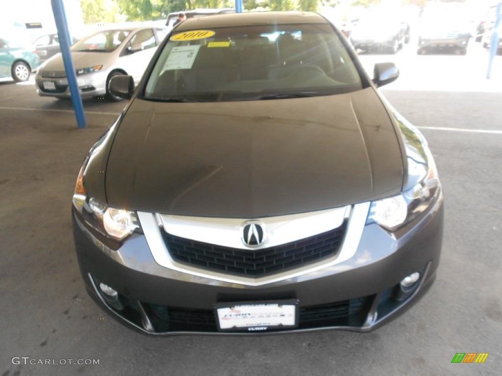 2010 TSX Sedan - Polished Metal Metallic / Taupe photo #3