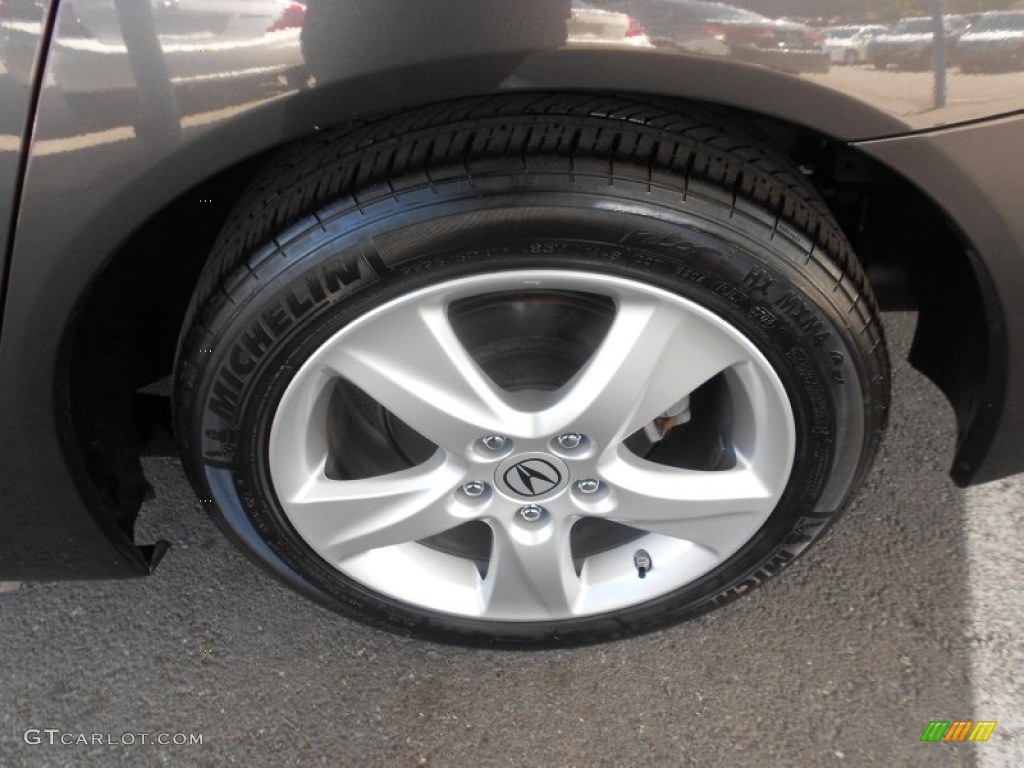 2010 TSX Sedan - Polished Metal Metallic / Taupe photo #11