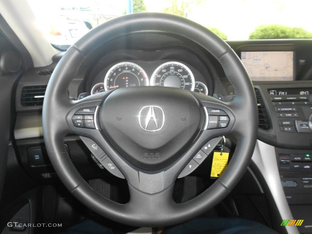 2010 TSX Sedan - Polished Metal Metallic / Taupe photo #18