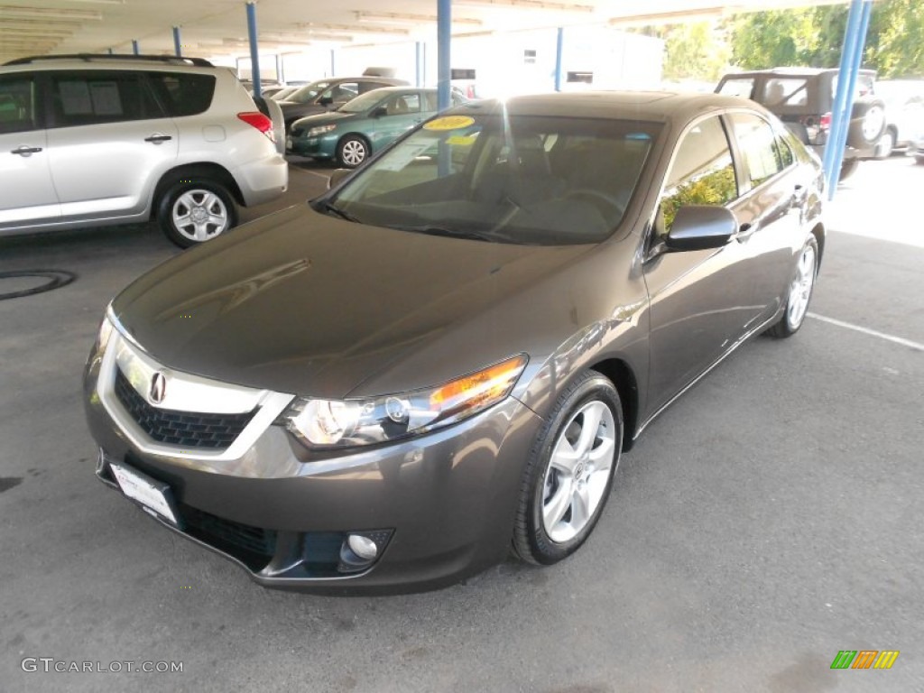 2010 TSX Sedan - Polished Metal Metallic / Taupe photo #34