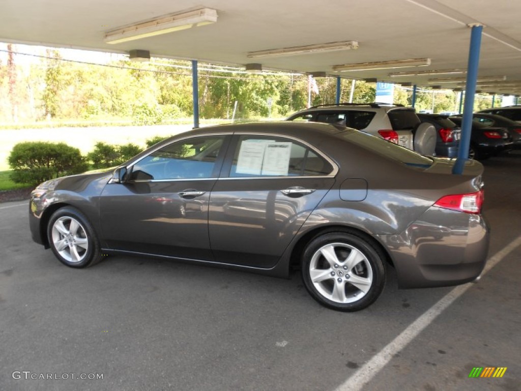 2010 TSX Sedan - Polished Metal Metallic / Taupe photo #35