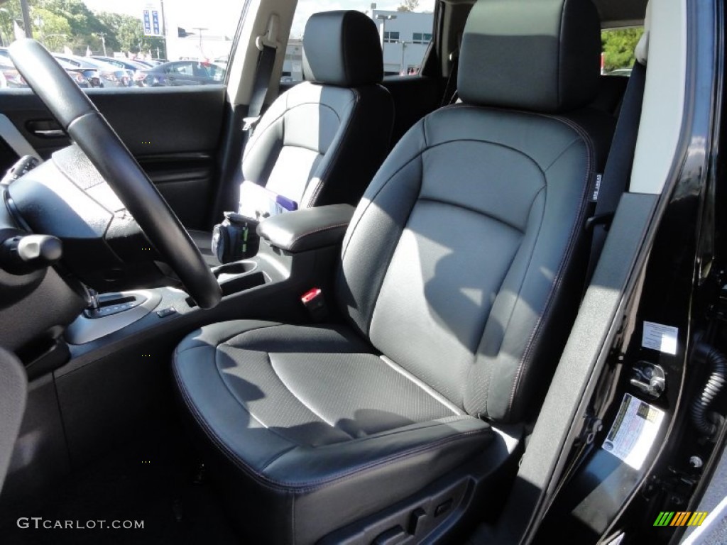 2011 Rogue SL AWD - Wicked Black / Black photo #14