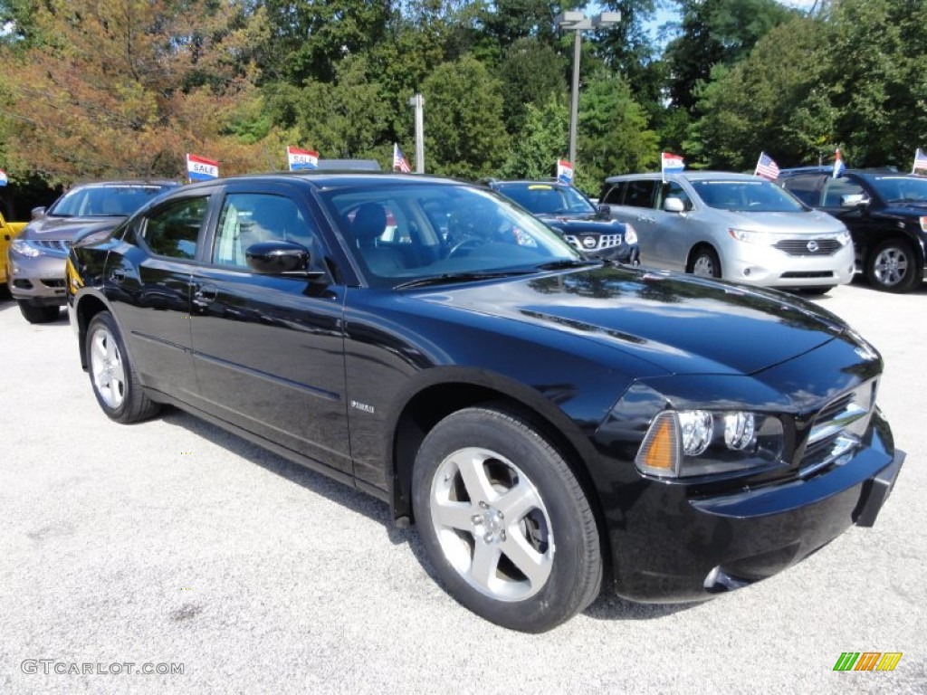 Brilliant Black Crystal Pearl 2008 Dodge Charger R/T AWD Exterior Photo #71235717