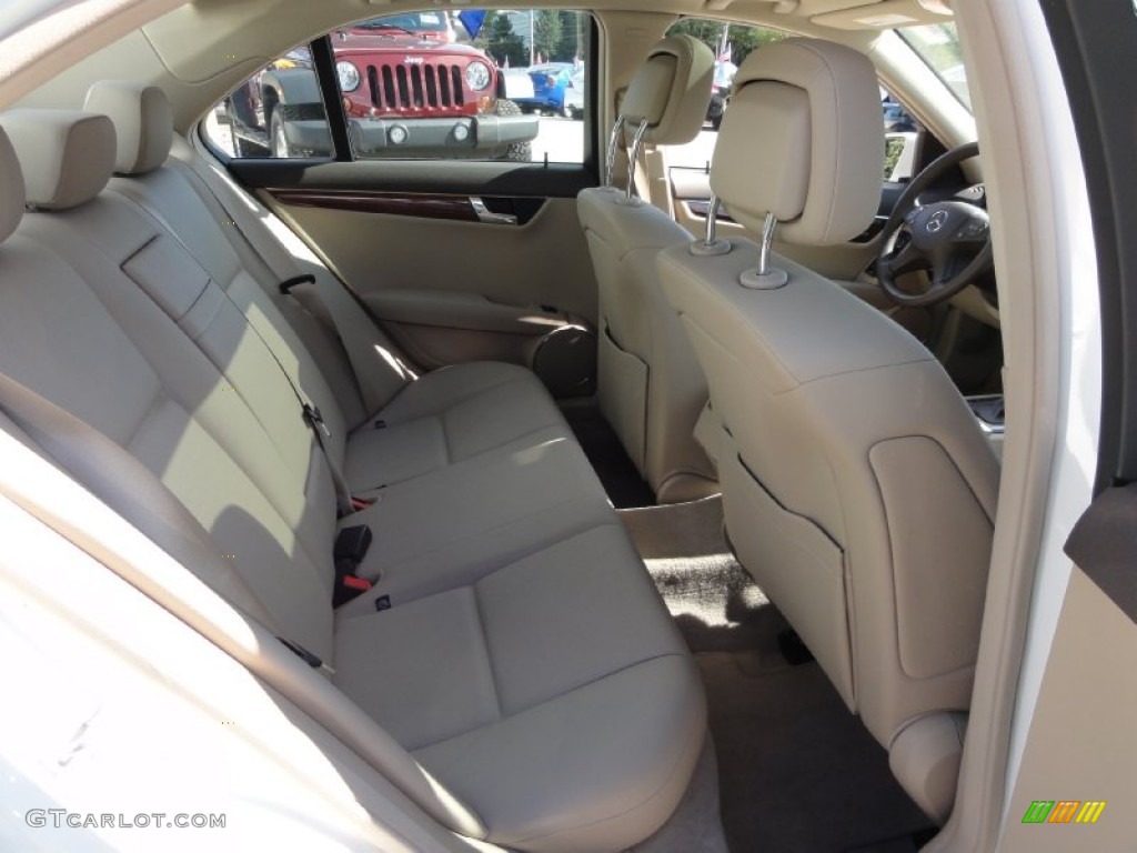 2010 Mercedes-Benz C 300 Luxury 4Matic Rear Seat Photo #71236839