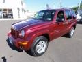 2003 Dark Garnet Red Pearl Jeep Liberty Limited 4x4  photo #2