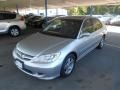 2005 Satin Silver Metallic Honda Civic EX Sedan  photo #26