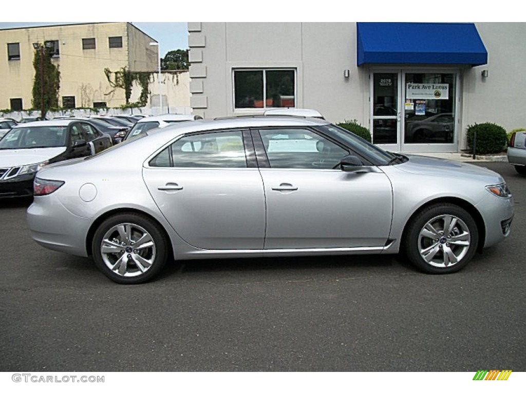 Diamond Silver Metallic 2011 Saab 9-5 Turbo6 XWD Sedan Exterior Photo #71237424