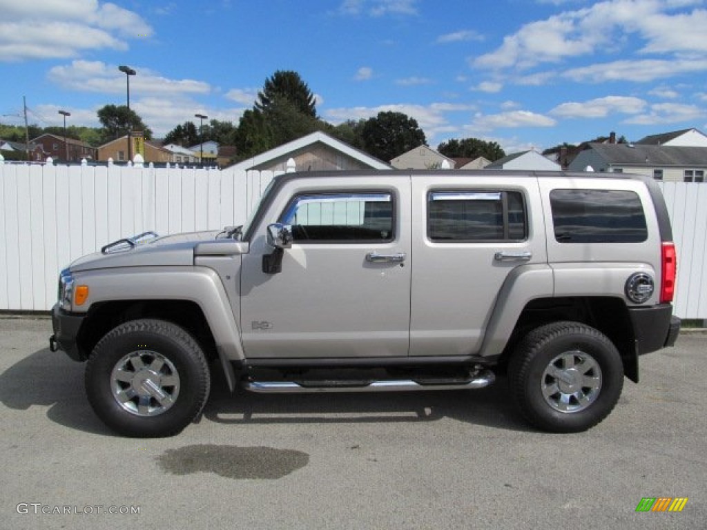 Boulder Gray Metallic 2007 Hummer H3 Standard H3 Model Exterior Photo #71238354