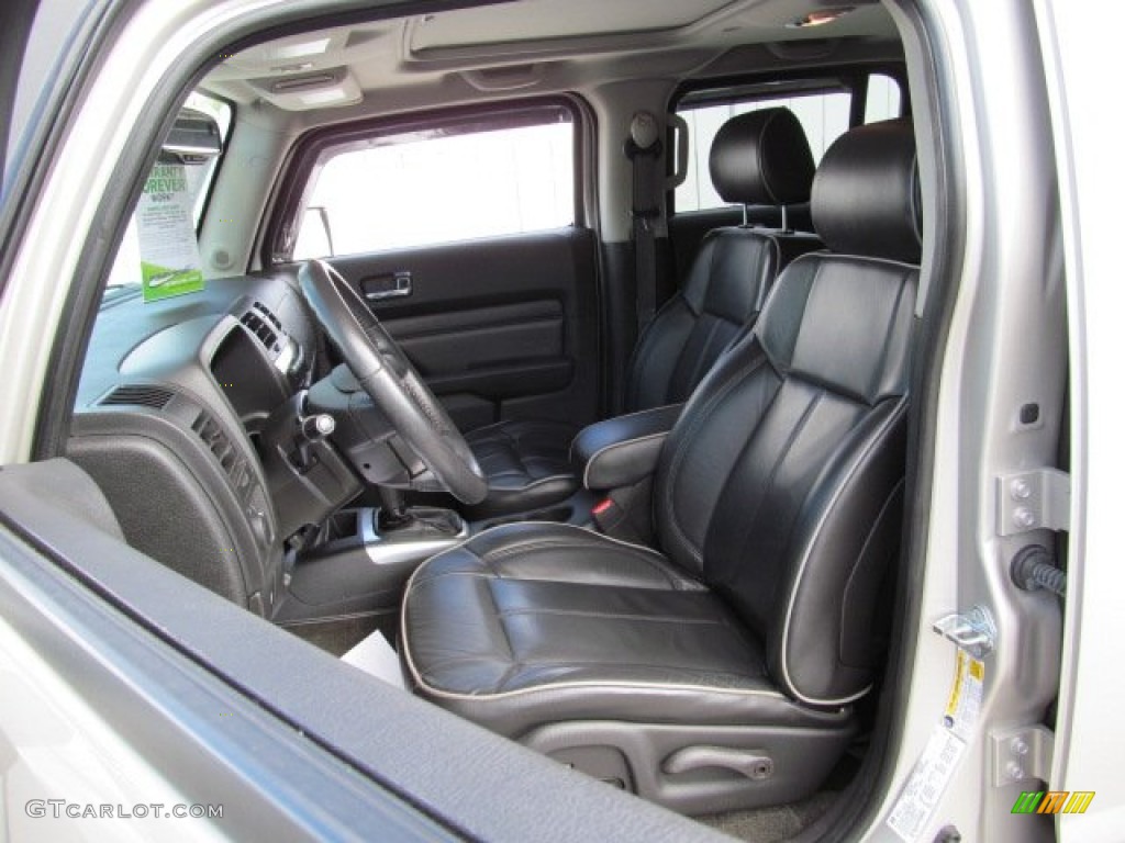 Ebony Black Interior 2007 Hummer H3 Standard H3 Model Photo #71238441